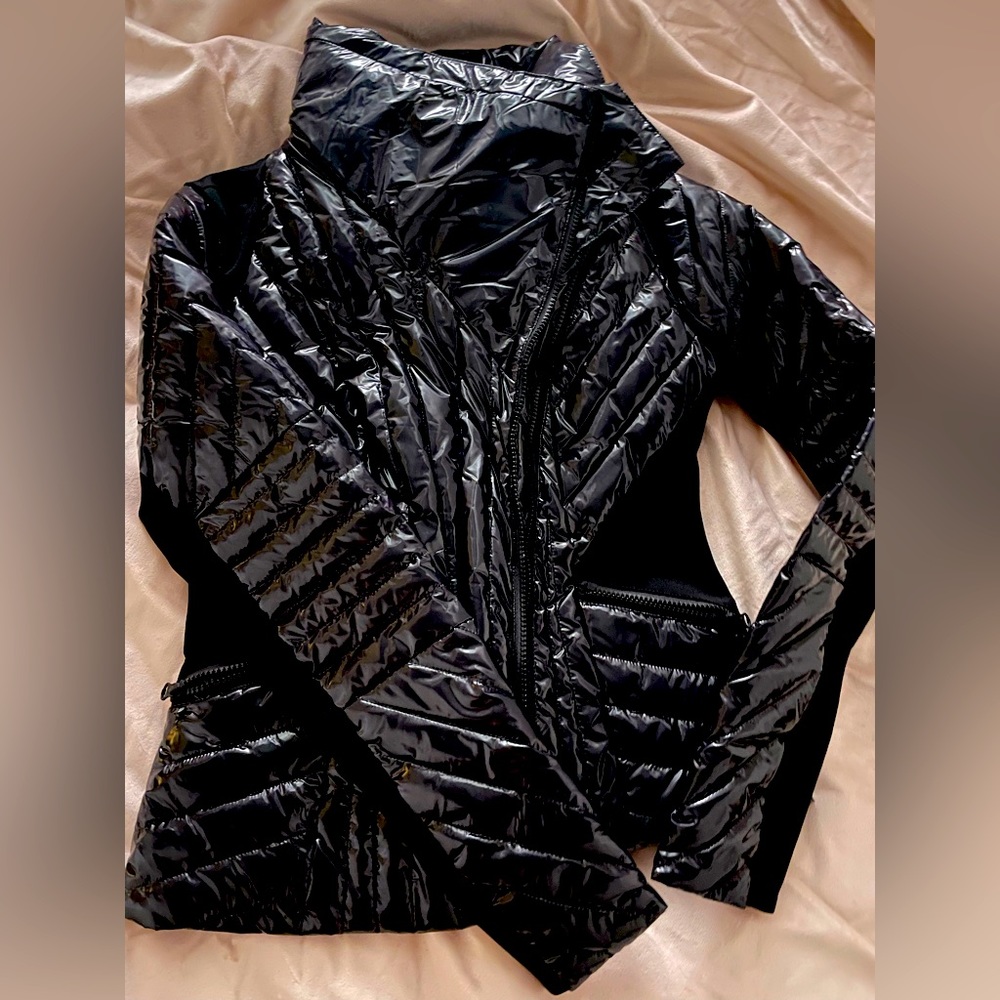 Blanc Noir Puffer Panel Jacket - image 1